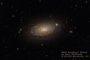 M63, the Sunflower Galaxy Sean McDonald
