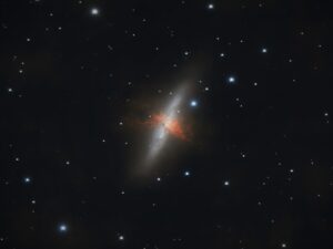 M82 Cigar Galaxy Mark Frost