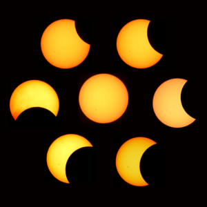 Solar eclipse composite Jerry Sherman