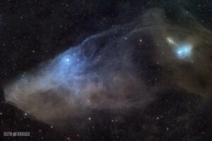 Blue Horsehead Nebula AstroKrause