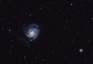 M101 With NGC5474 Tommy Wilkinson