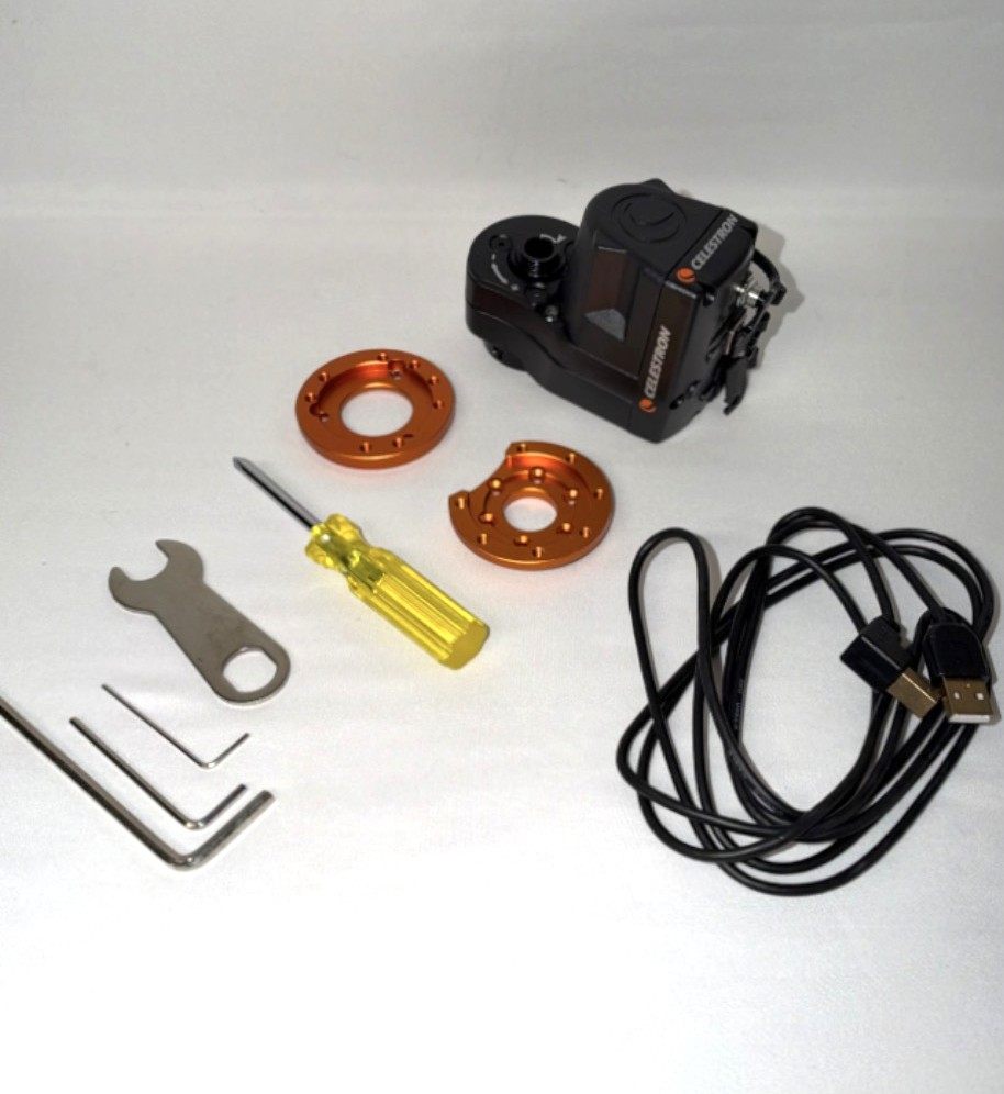 Motor focuser assembly for Celestron cassegrain telescopes