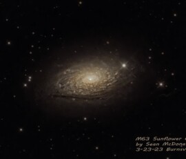 M63, the Sunflower Galaxy Sean McDonald