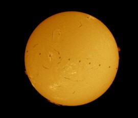 ISS Solar Transit Knox Worde