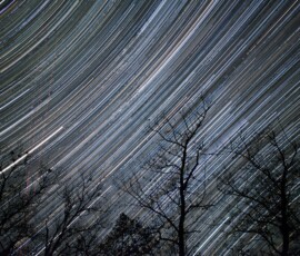 Simone Lipscomb Winter Solstice star trails