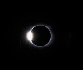The “Diamond Ring” effect during the Total Solar Eclipse, August 21, 2017. Photo by club member Vince Castello. Vince Castello Solar Eclipse 2017