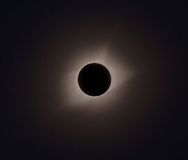 Total Solar Eclipse August 21, 2017. Photo by club member Dennis Wilde, Transit Dreams Observatory. Dennis Wilde Solar Eclipse 2017