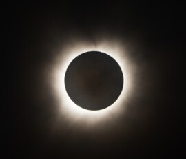 Totality during the April 8, 2024 Total Solar Eclipse. Photo by club member Knox Worde. Knox Worde Total Solar Eclipse 2024