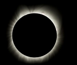 Total Solar eclipse, August 21, 2017, showing the corona and prominences. Photo by club member Tim Barnwell. Tim Barnwell Solar Eclipse 2017