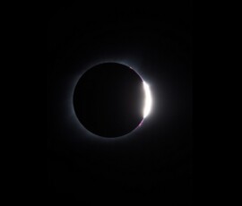 The “Diamond Ring” during the total solar eclipse of August 21, 2017. Photo by club member Knox Worde. Knox Worde Solar Eclipse 2017