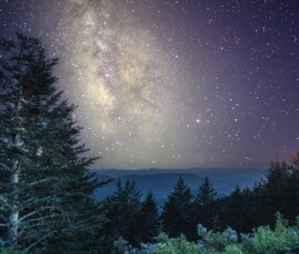 Tommy Wilkinson Milky Way from Richland Balsam Overlook